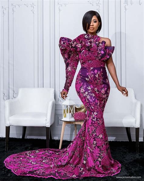 Incase you missed our previous article on <strong>lace aso-ebi styles</strong> for weddings in 2018, click the highlighted text to see the beautiful photos. . Aso ebi lace styles